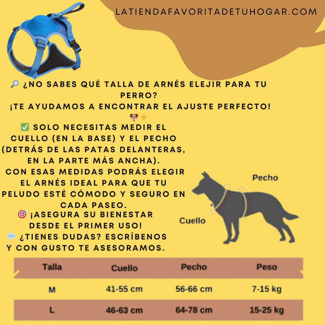 Arnés para perros 2 en 1